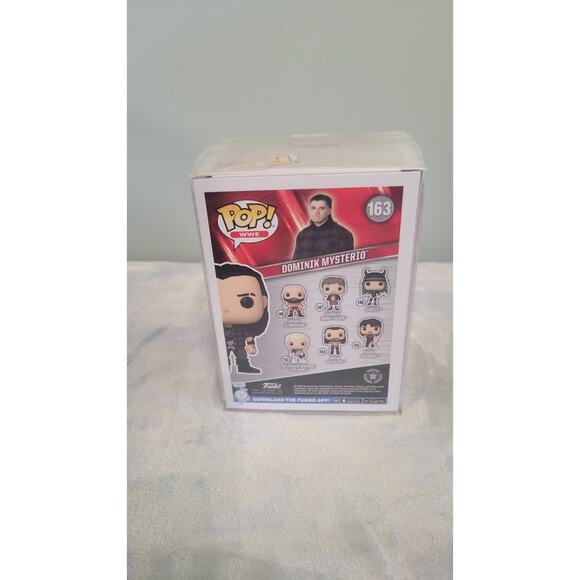 WWE Funko Pop! Dominik Mysterio #163 Vinyl Figure Mint In Protector - Picture 5 of 6